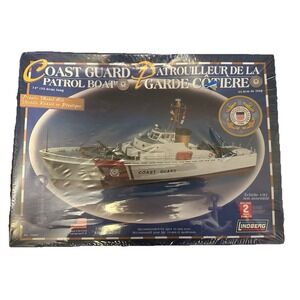 USA Made Lindberg 1/82 U.S. Coast Guard Patrol Boat Model Kit #70887 – Sealed –
